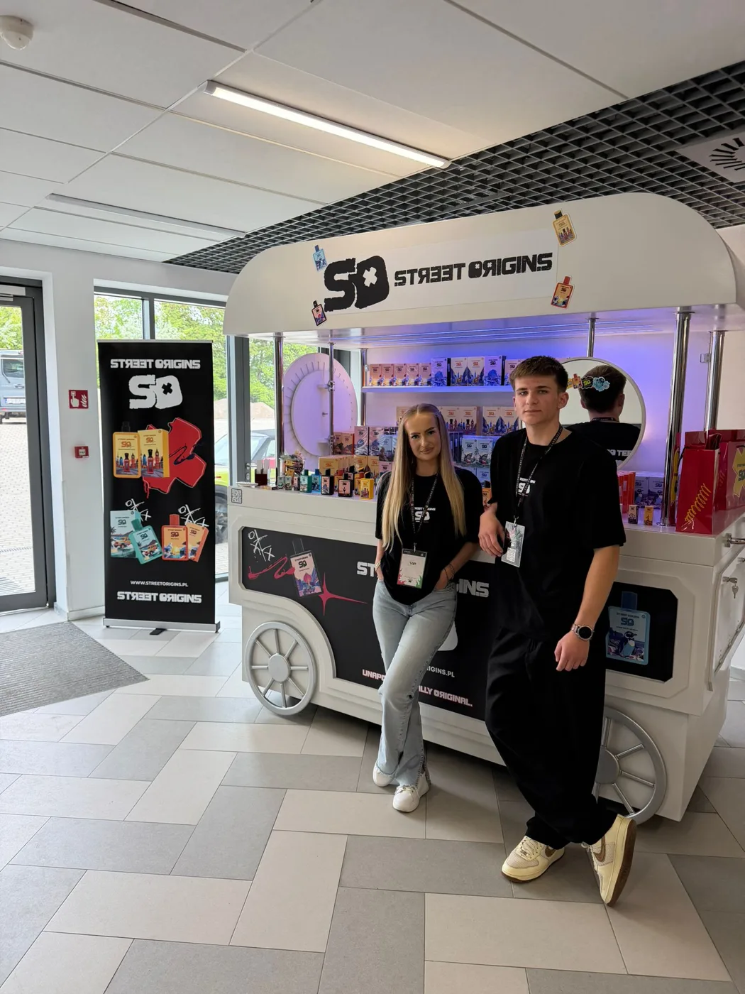 Street Origins retail roadshow cart